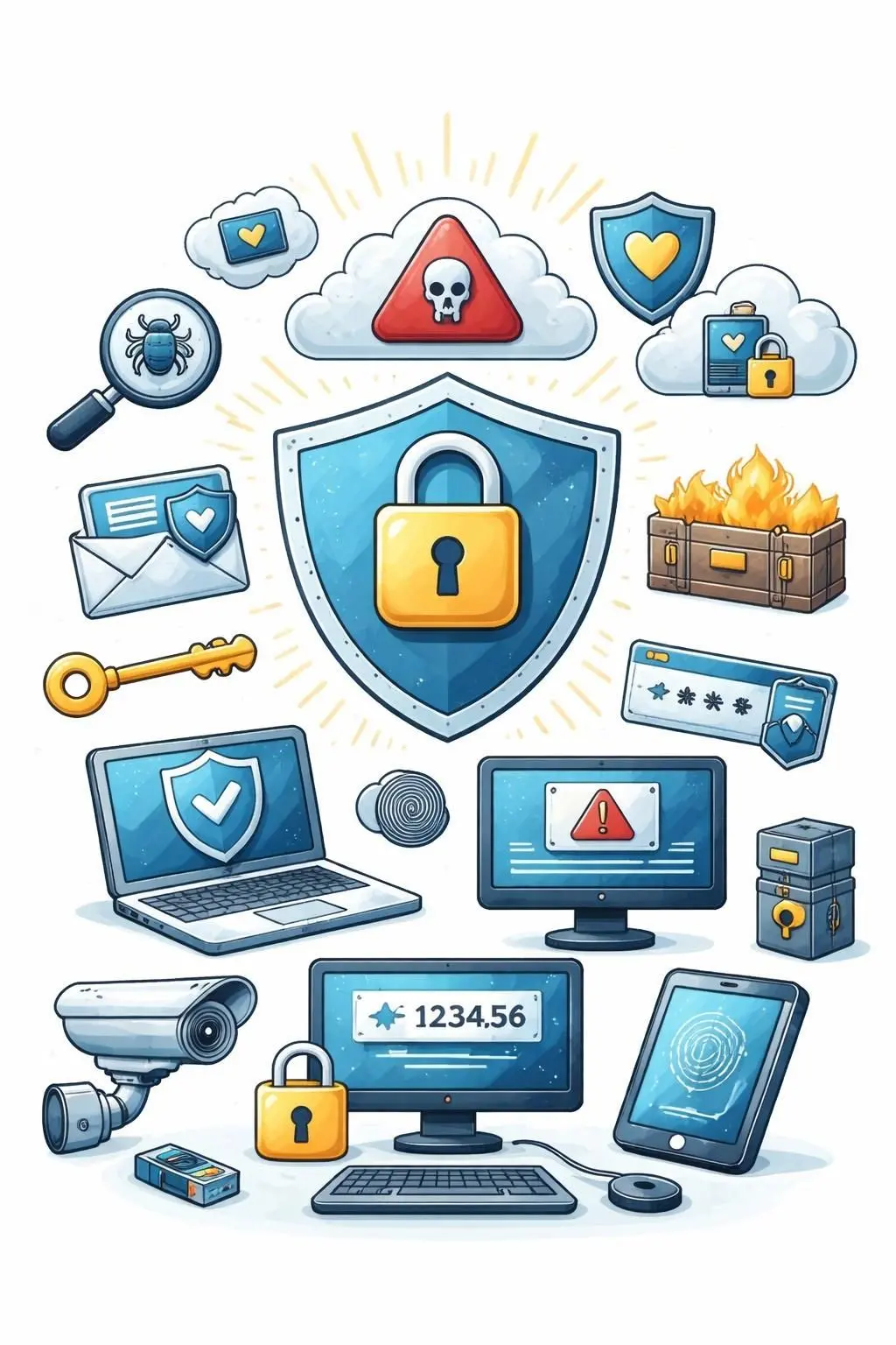 Cyber Security illustration