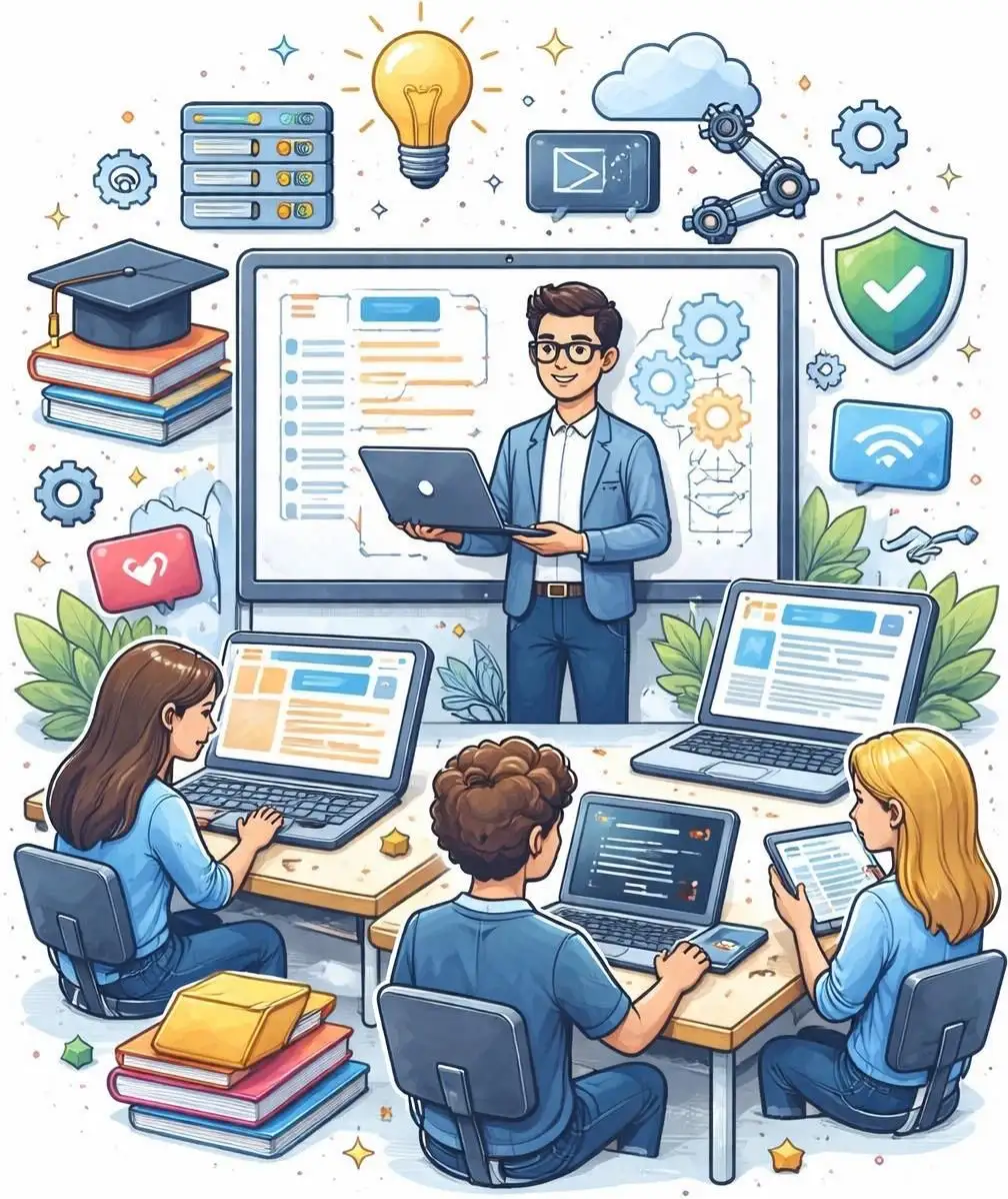 Education IT illustration